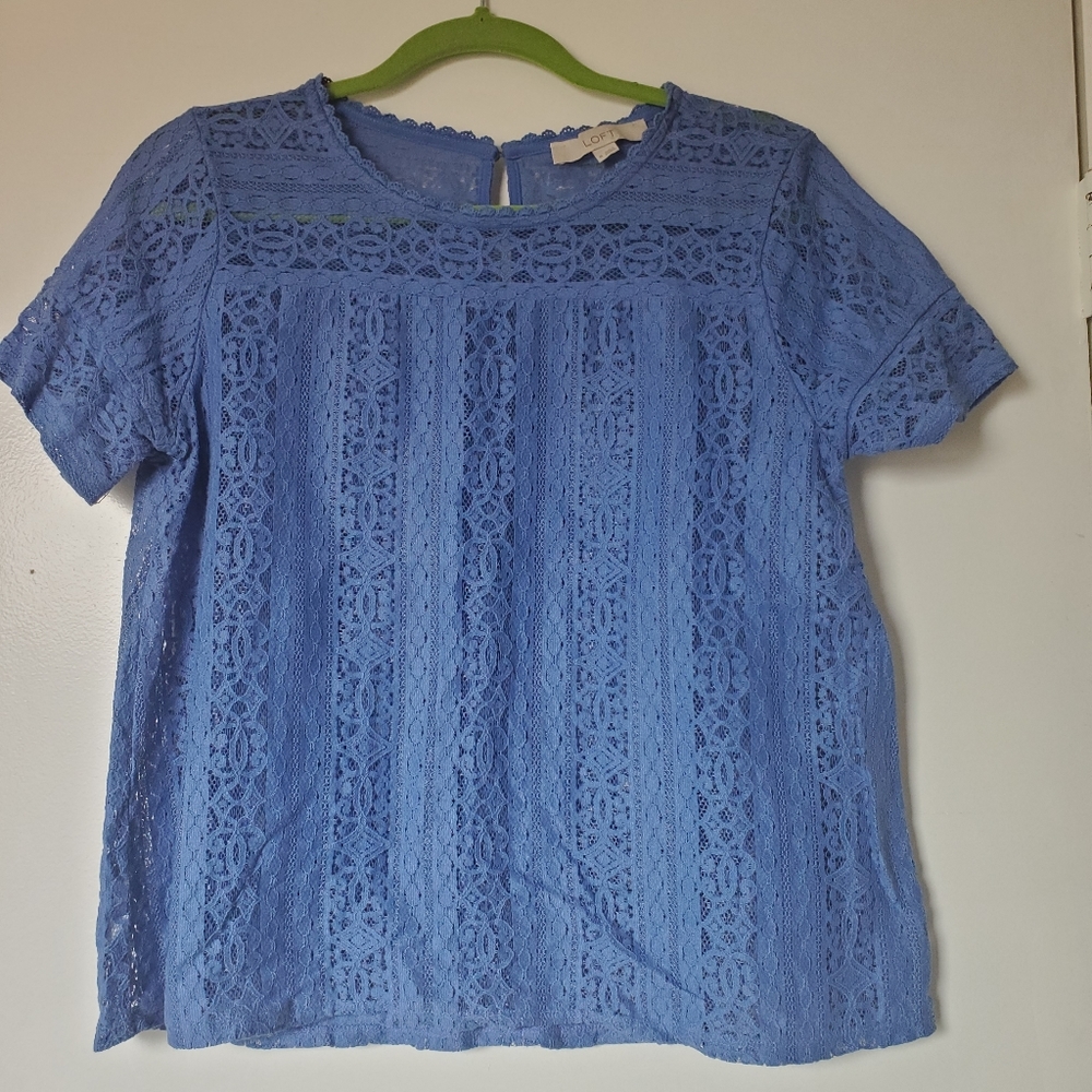 Loft lace top